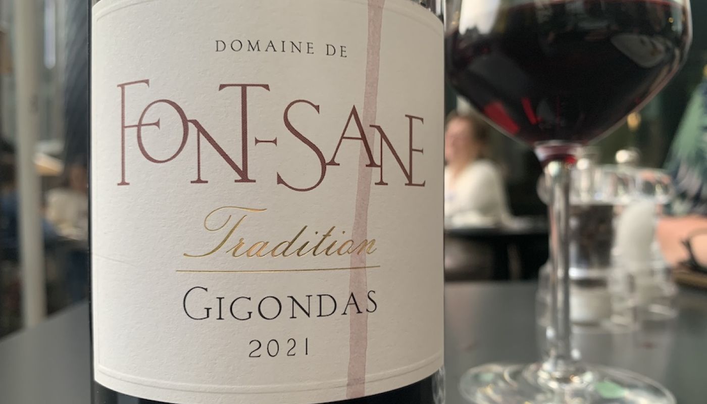 Bottle of Domaine de Font Sane Gigondas
