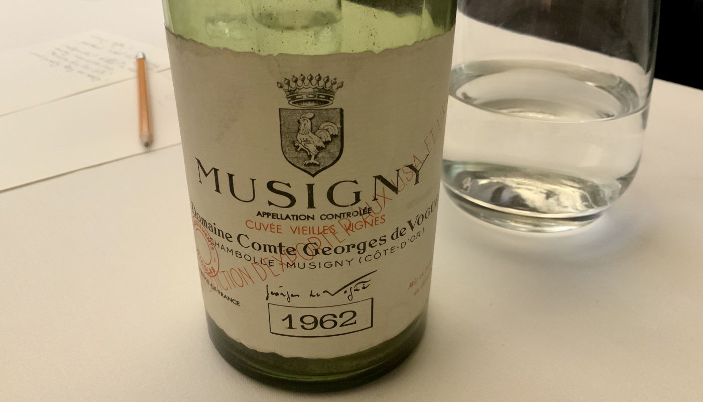 Fake Musigny bottle