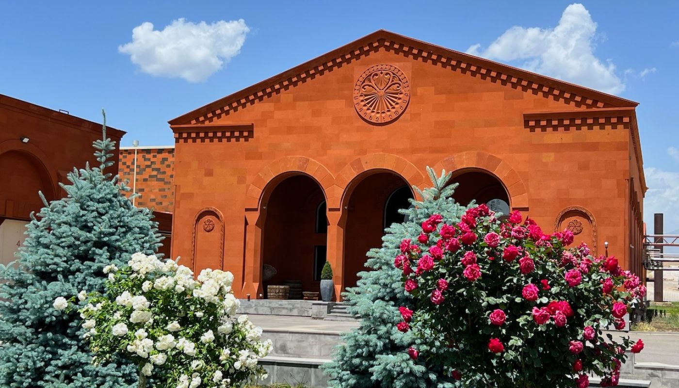 The Armenia Wine Company's barrel cellar