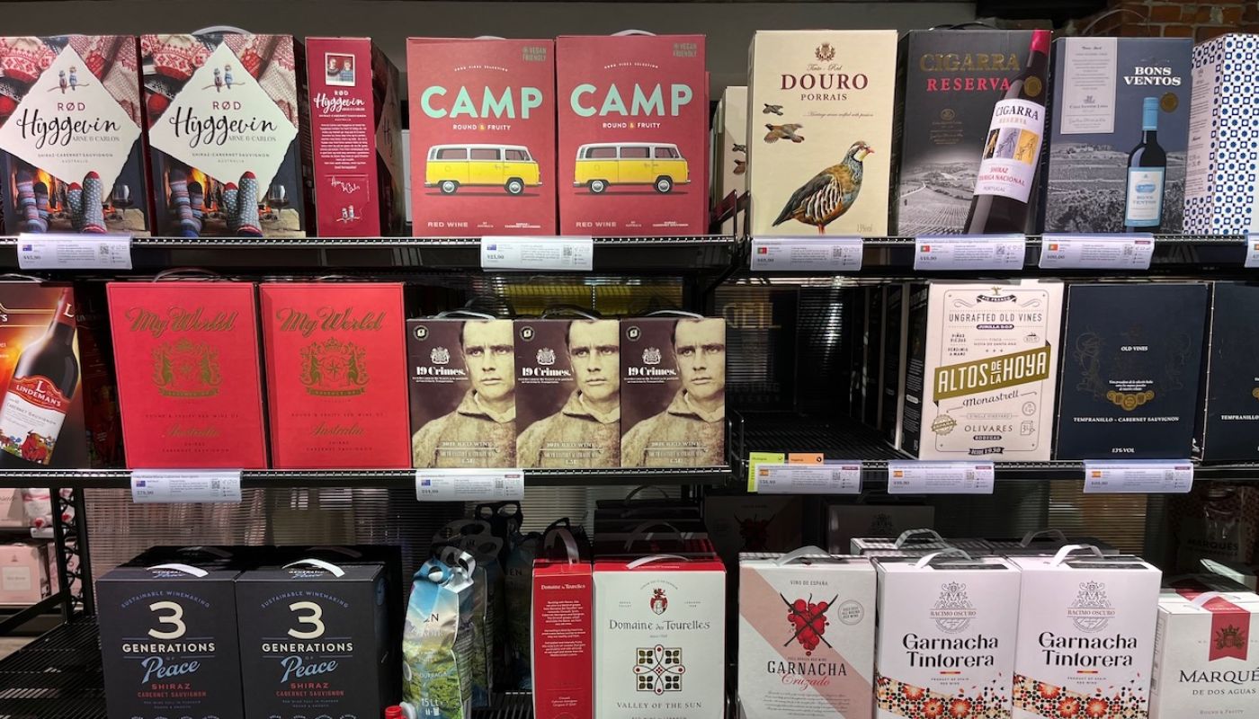 Norwegian wine boxes