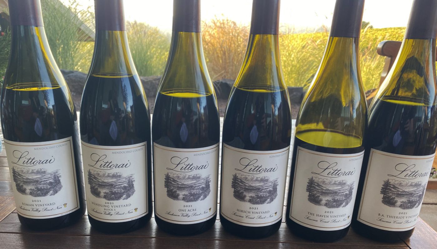 Littorai 2021 bottle line-up