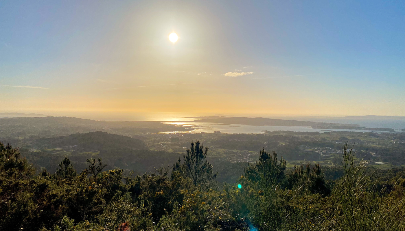 The views of Salnes from the Castrove mountains