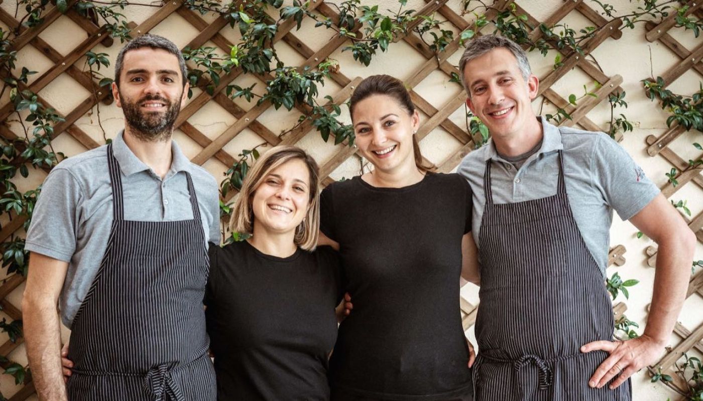 Veglio quartet: Massimo, Cristina, Katharina and Emanuel