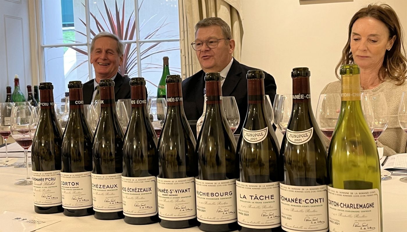 DRC 2021 vintage tasting