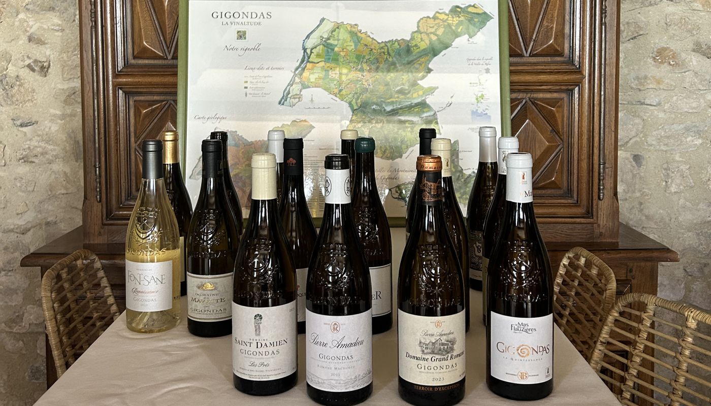 Gigondas Blanc 2023 bottle line-up