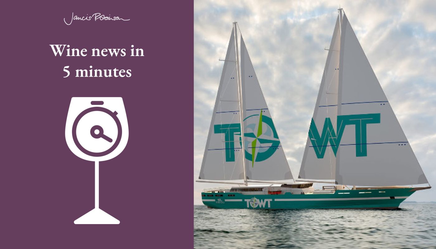 A TOWT sailboat that can carry wine across the Atlantic