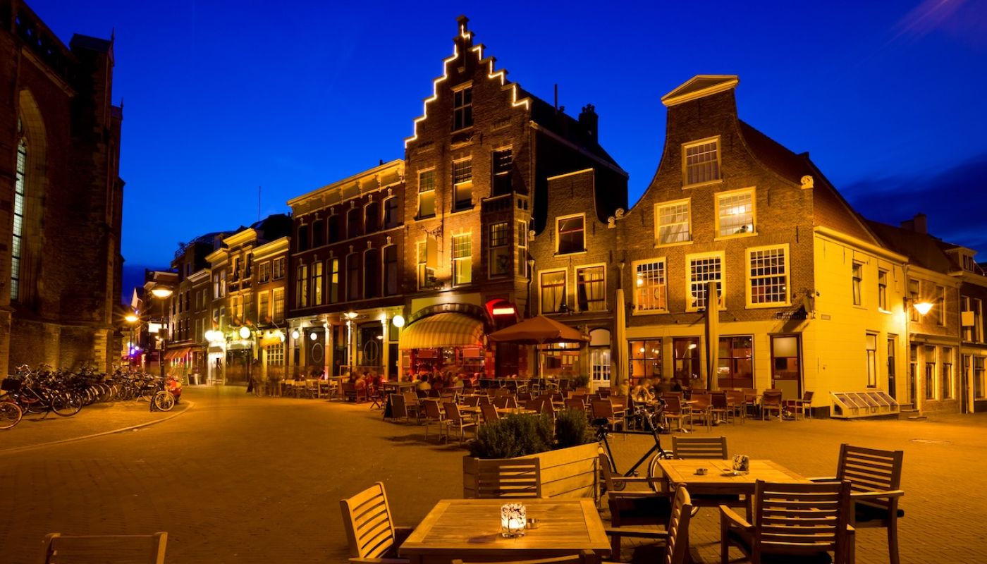 Haarlem at night