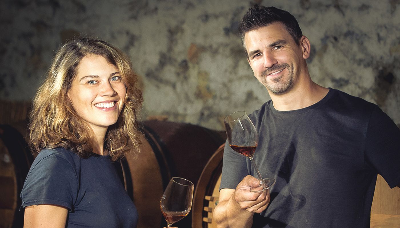 Elodie and Matthew Collet of Domaine Fontanel