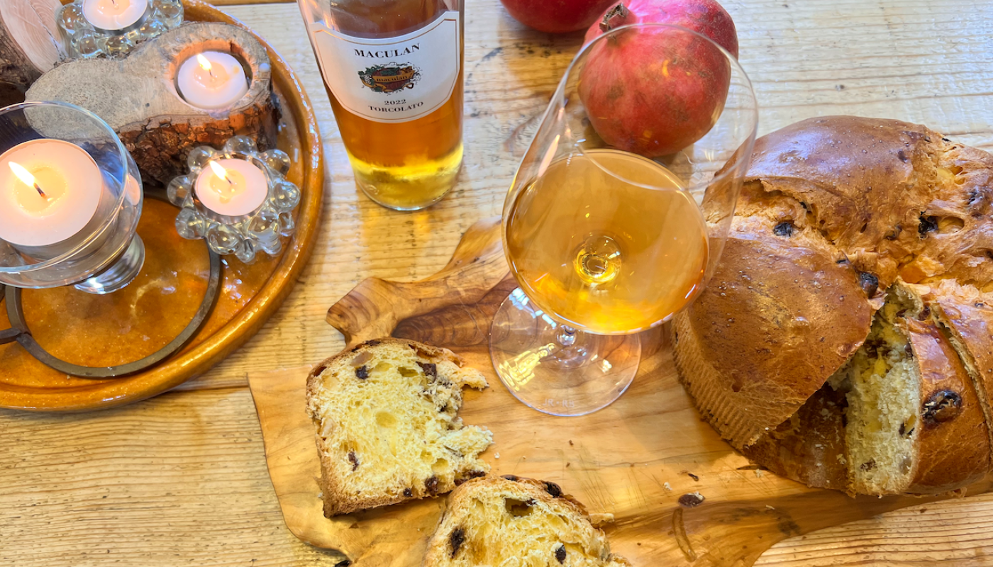 Maculan Torlato with panettone