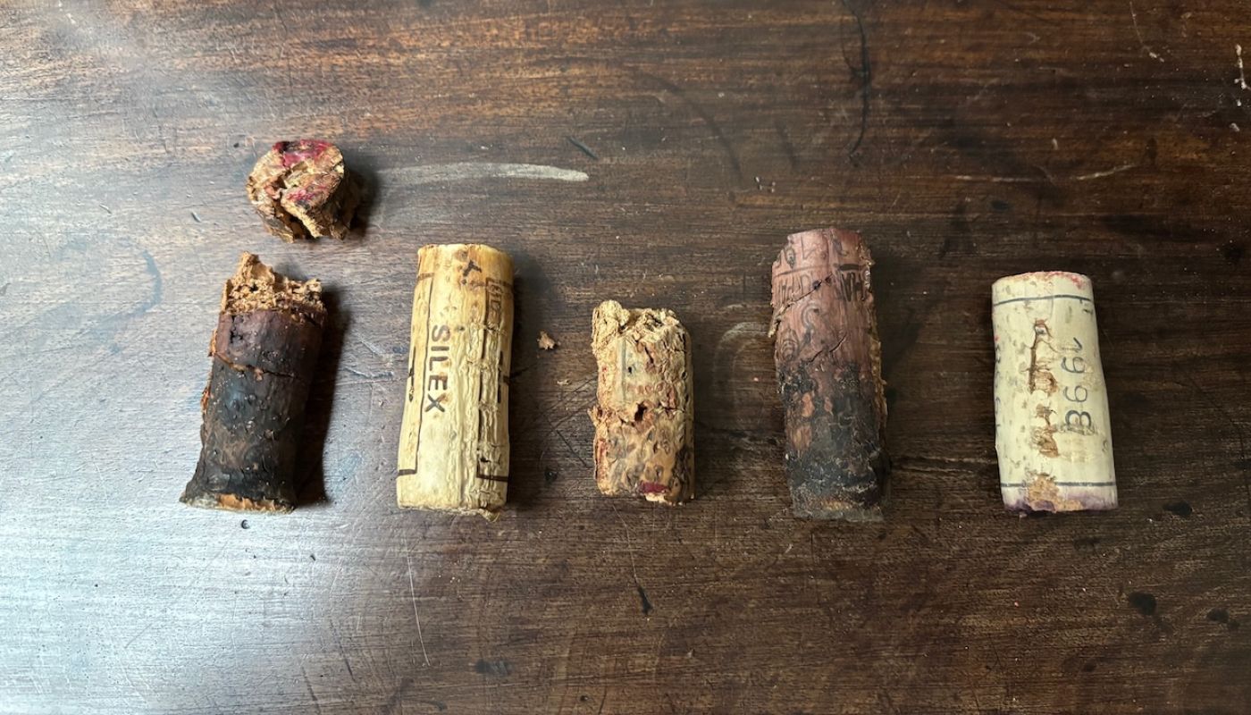 Some old wine corks Nov 2024