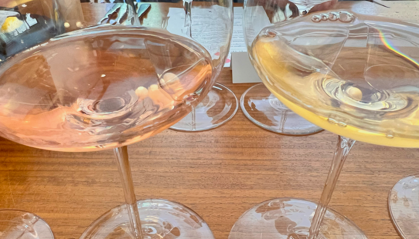 Two rosés, side by side