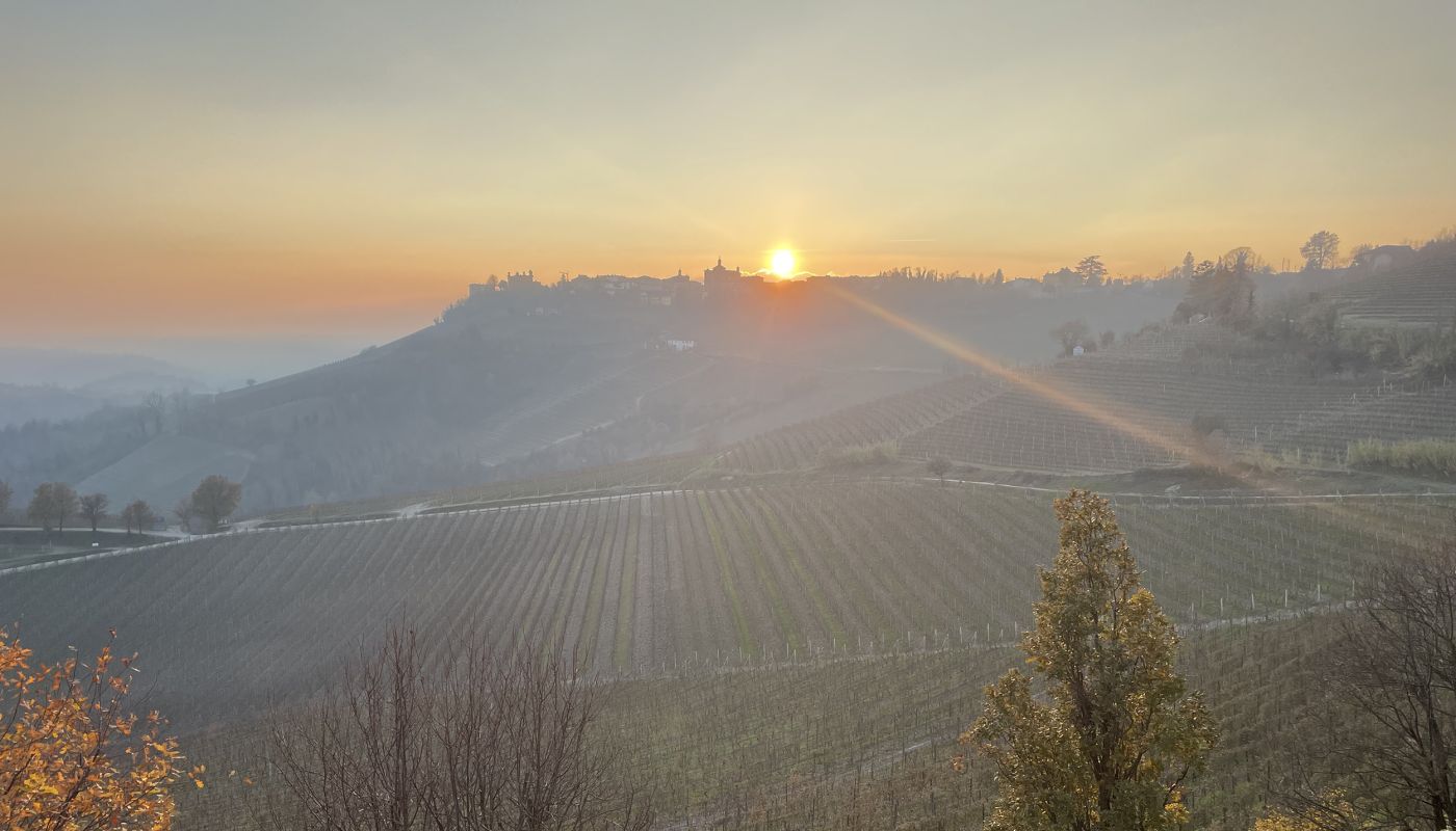 sunset over Novello