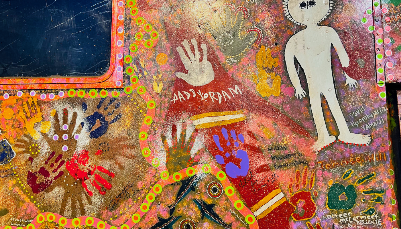 Aboriginal art - Mitchelton Victoria