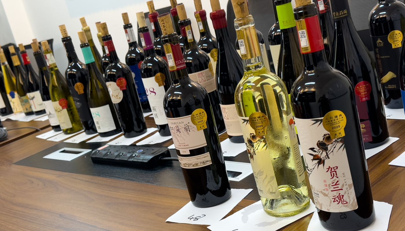 An assortment of Chinese wine bottles ready to be tasted