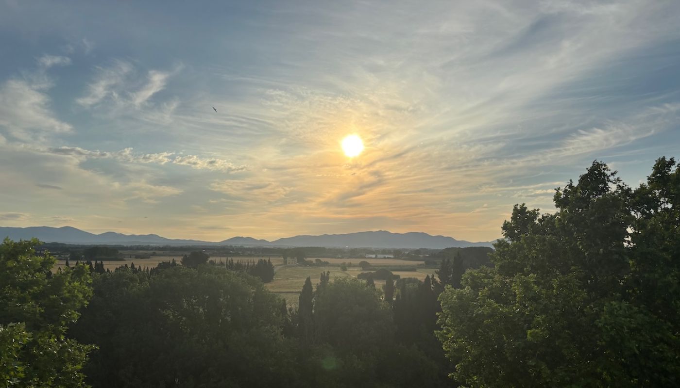 Morning view from Hotel Empordà
