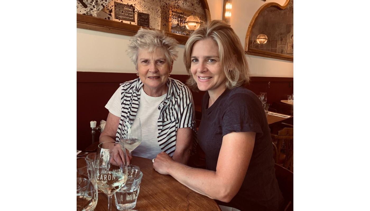 Jessica Monkivitch and her mother 