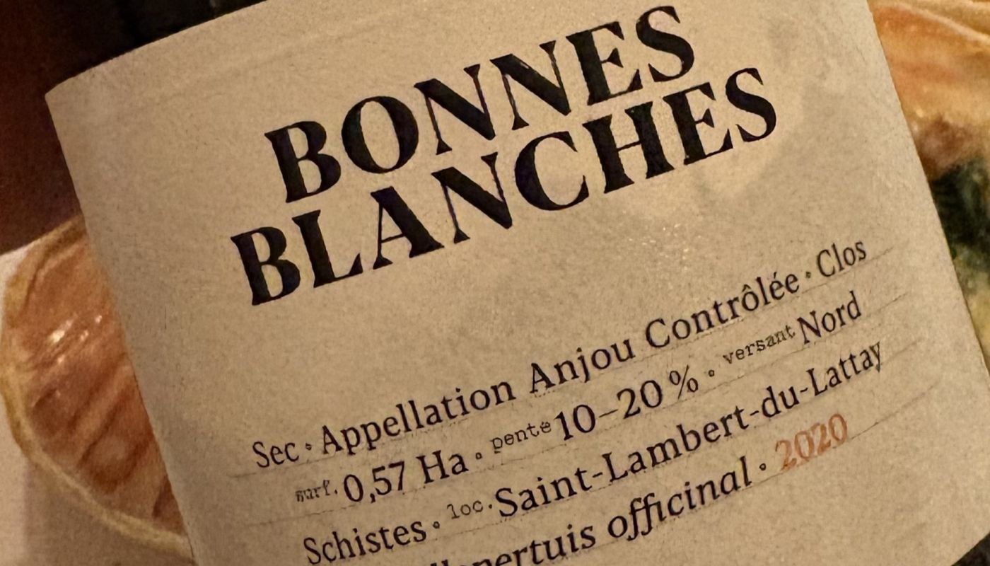 A bottle of Chenin Blanc