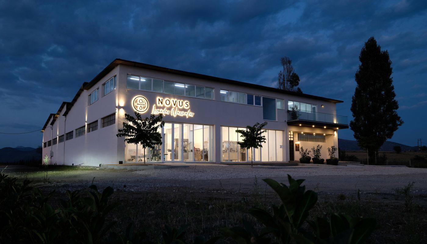 Novus winery at night