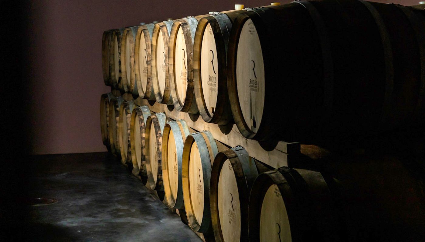 Eric Rodez barrel cellar