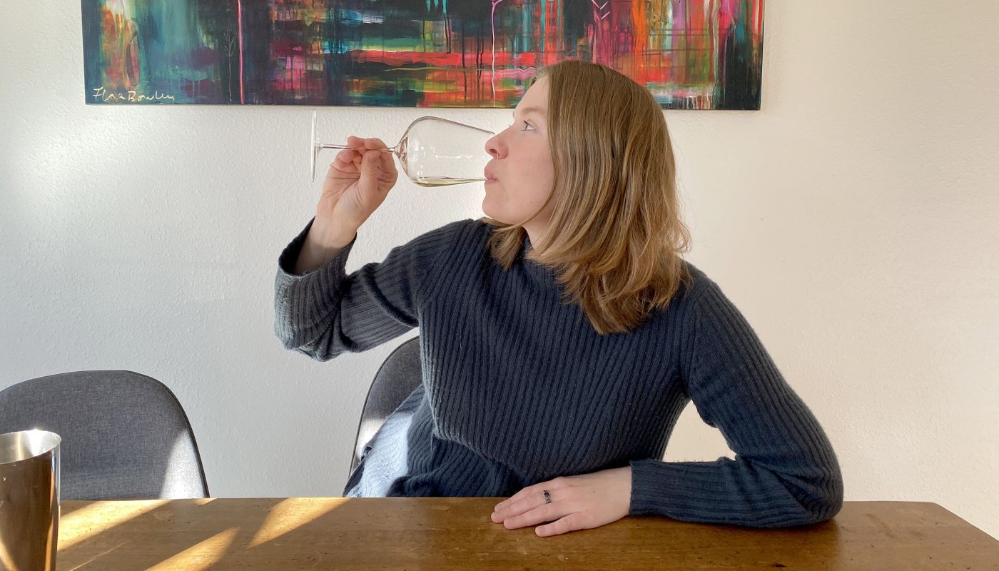 Sam tasting wine for MBT part 4