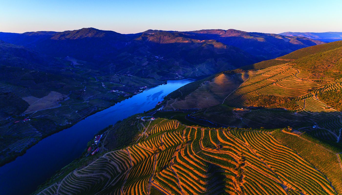 Quinta do Vesuvio aerial view
