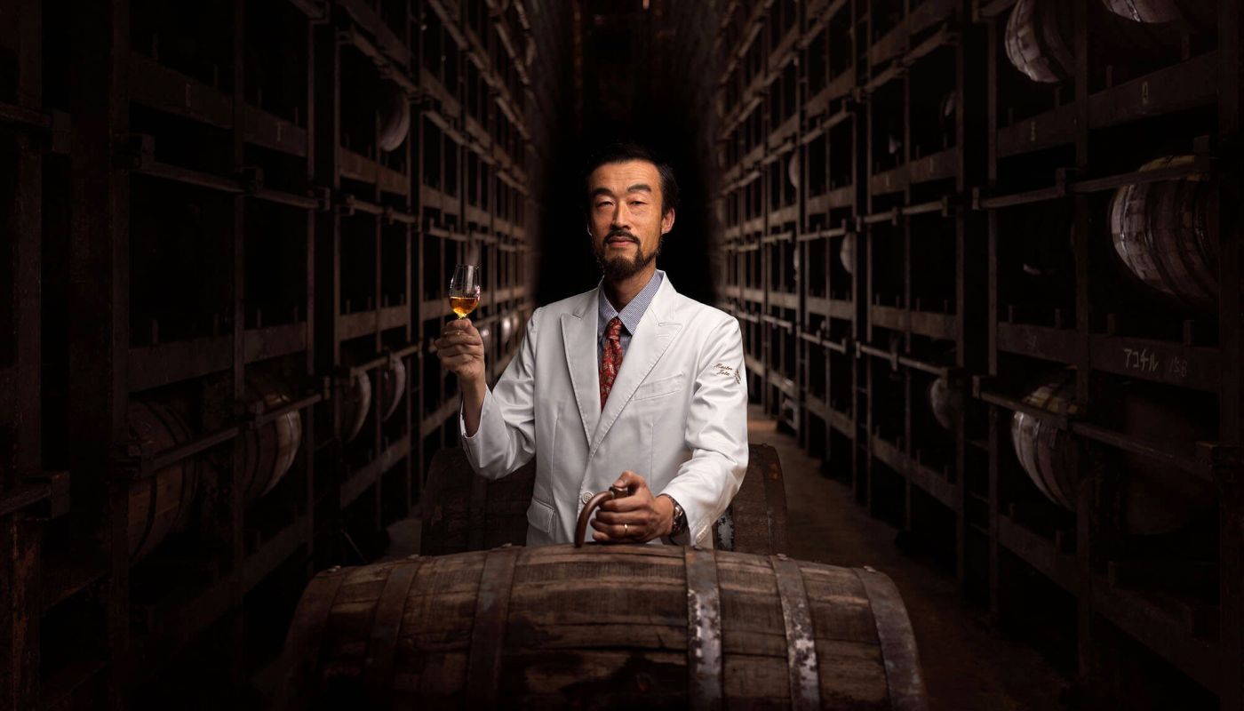 Jota Tanaka at Gotemba distillery