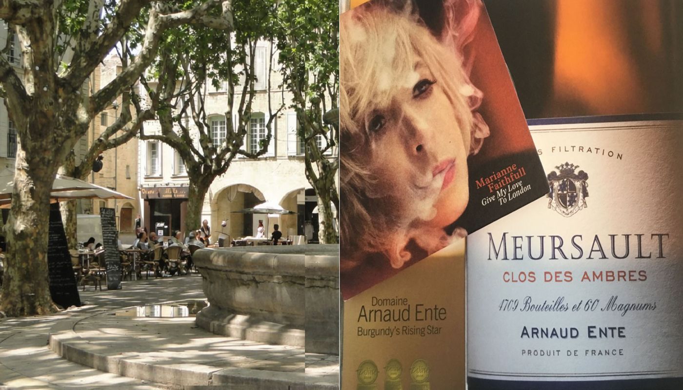 Meursault and Marianne Faithfull