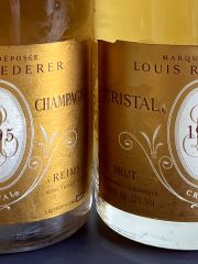 Cristal 95 and 96 bottles