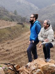 Fernando Mora MW and Mario López of Bodegas Frontonio