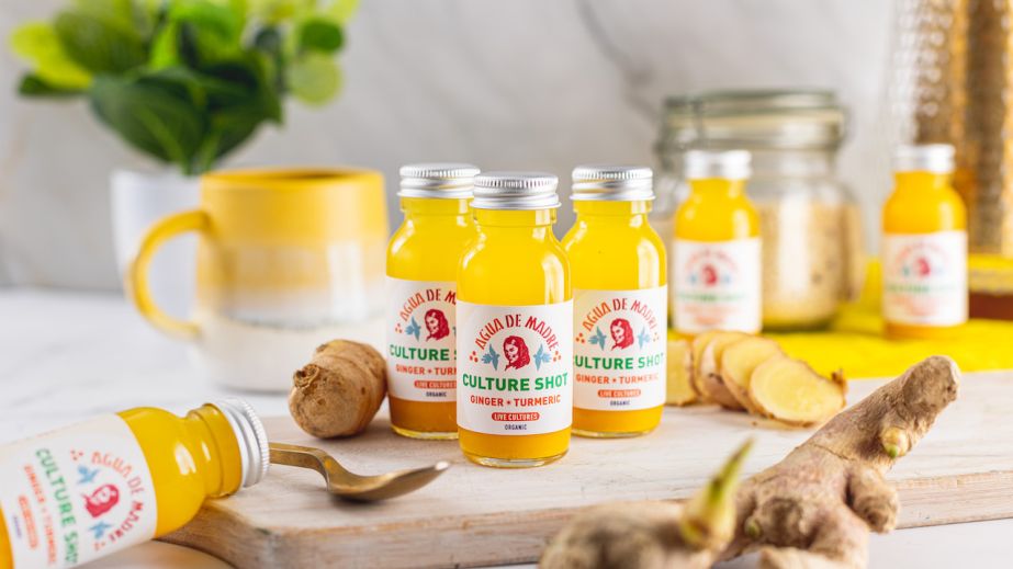 Agua de Madre - kefir turmeric and ginger culture shots