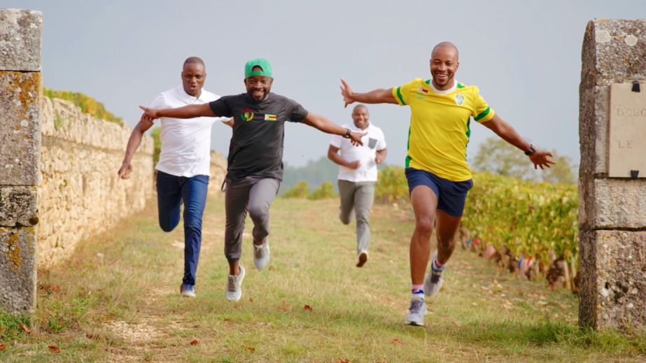 Blind Ambition guys in Burgundy