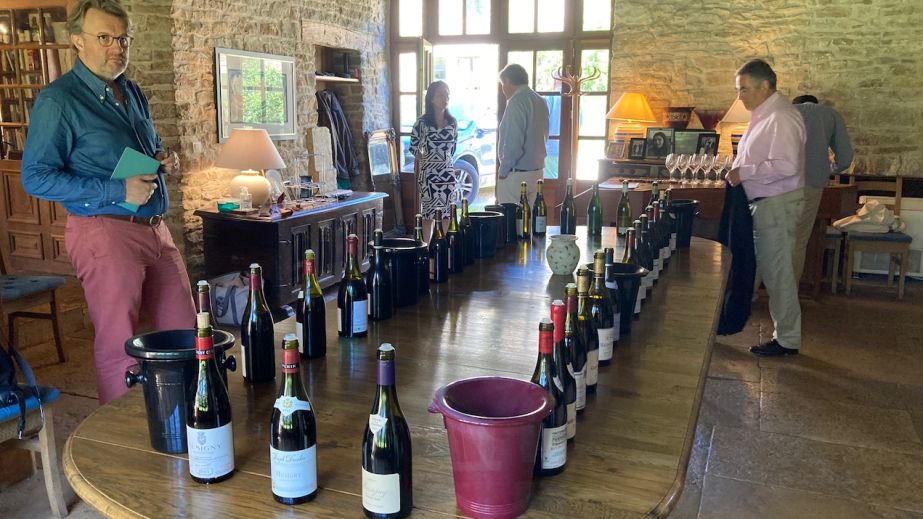 Bouilland tasting 2011 with Linden