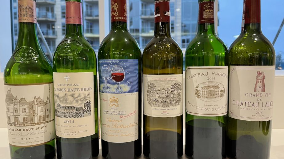 Bordeaux 2014 left-bank first growths