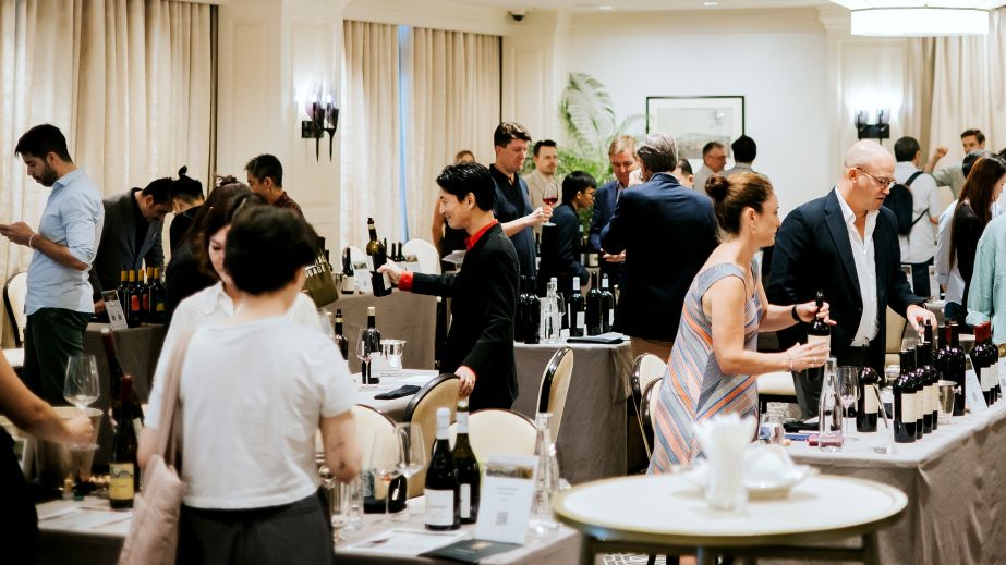 Beyond Bordeaux 2025 tasting at the Raffles Hotel Singapore