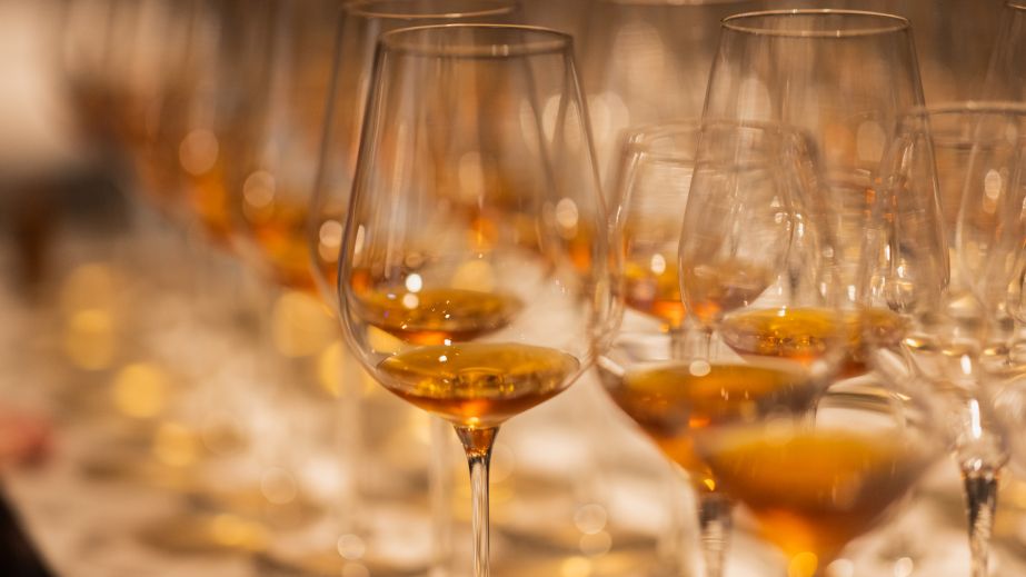 My glasses of Yquem being filled at The Morris