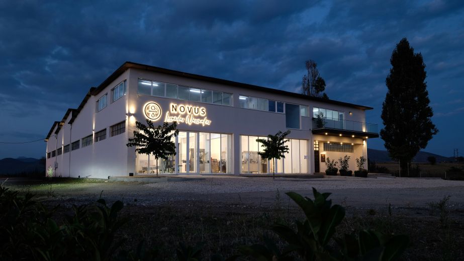 Novus winery at night