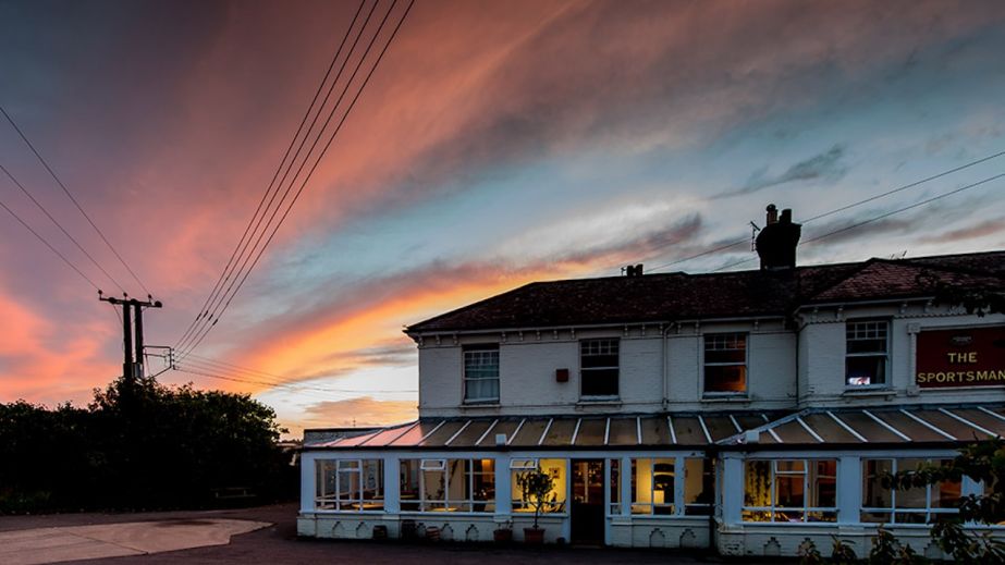 The Sportsman at sunset