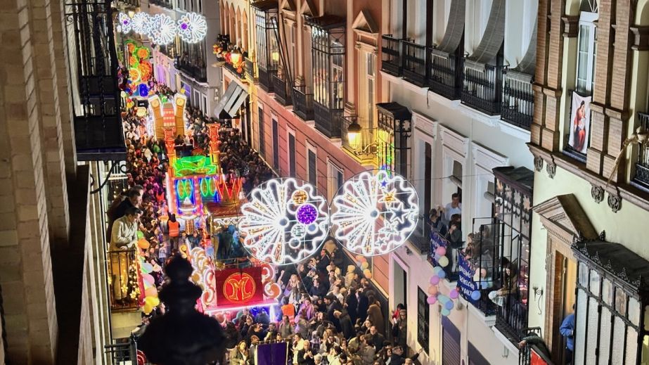 Three Kings parade in Seville 6 Jan 2026