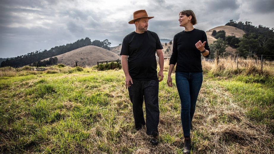 Patrick Sullivan & Megan McLaren in Gippsland - Photo by Guy Lavoipierre