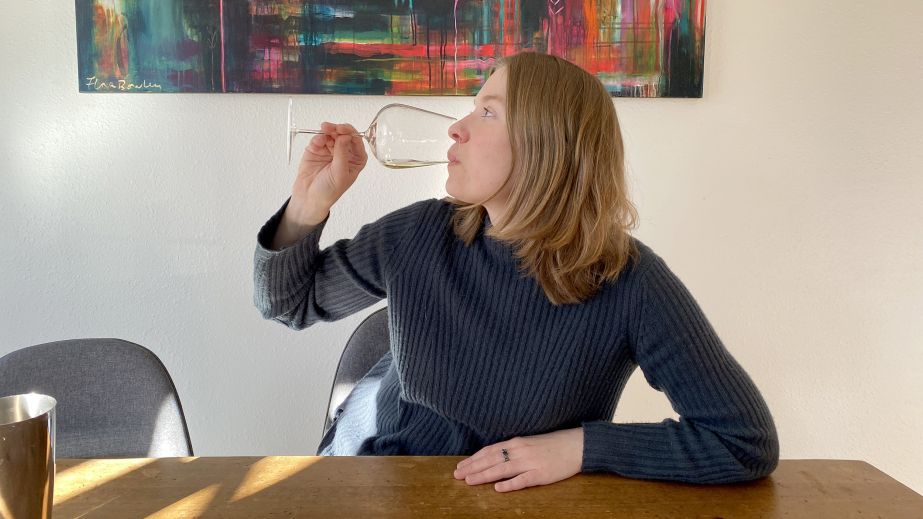 Sam tasting wine for MBT part 4