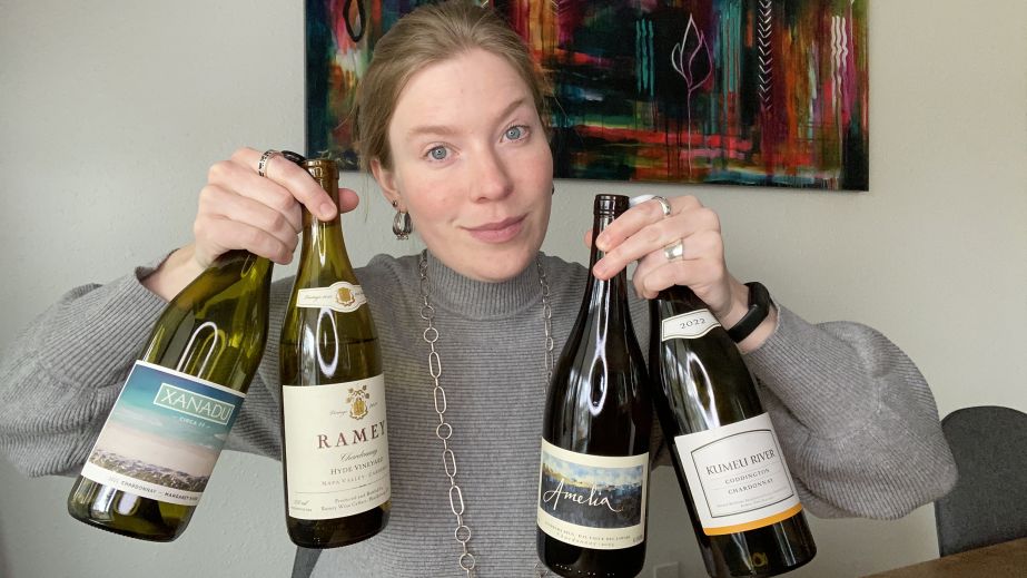 blind tasting Chardonnays of the world