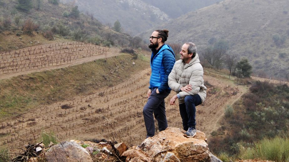 Fernando Mora MW and Mario López of Bodegas Frontonio