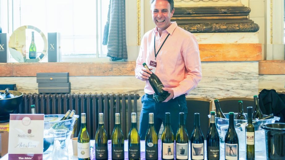 Tertius Boshoff of Stellenrust shows off multiple Chenins in London