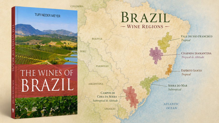 CWL Wines of Brazil over map