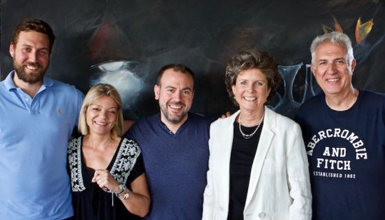 Wines of Athens wine producers (from left to right: Markou, Fragou, Mylonas, Kokotou, Papagiannakos).