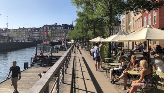 Copenhagen in the summer sun