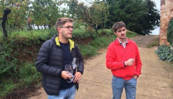 Cristiano Garella left with Giacomo Colombera