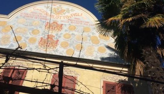 Facade of GB Burlotto premises in Verduno