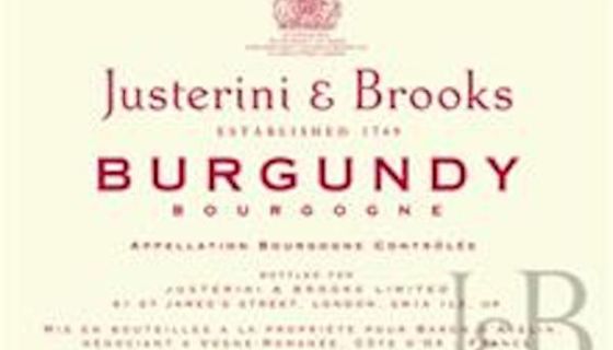 Justerinis burgundy label