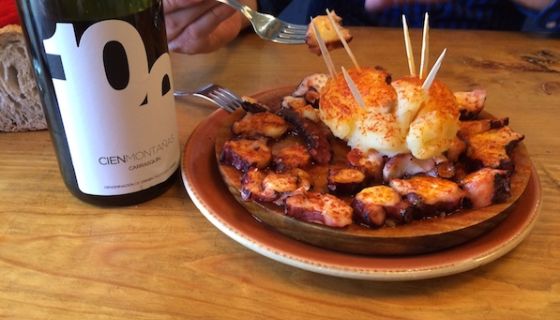 Le Canibal wine bar in Madrid